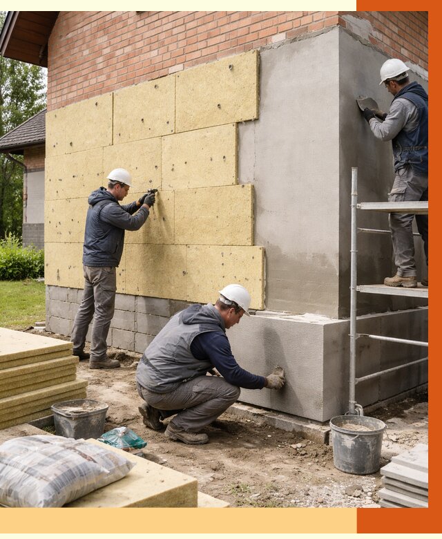 Утепление частного дома в Чехове под ключ от 7625 руб/м2 — недорого | ТепломастерЧхв