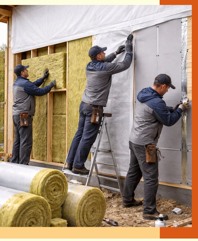 Утепление каркасного дома в Чехове от 4270 руб./м2 — профессионально | ТепломастерЧхв