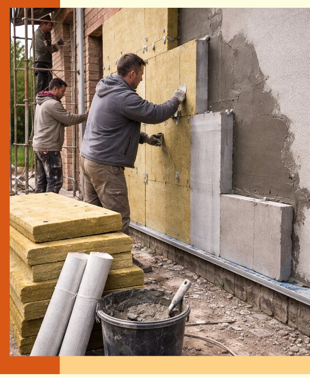 Утепление кирпичного дома под ключ в Чехове