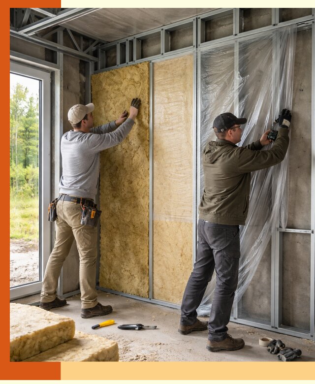 Утепление дома из ЛСТК в Чехове с гарантией качества и эффективности