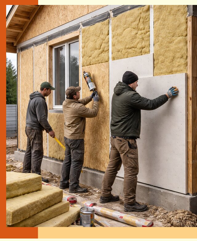 Профессиональное утепление дома из SIP-панелей в Чехове