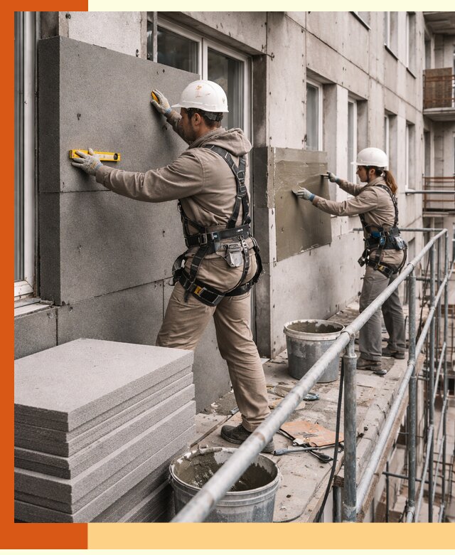 Утепление квартиры снаружи под ключ в Чехове