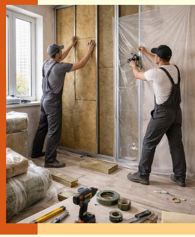 Утепление квартиры изнутри профессионально в Чехове