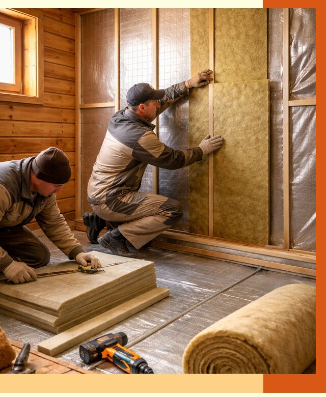 Утепление бани изнутри в Чехове под ключ от 4270 руб./м² | ТепломастерЧхв