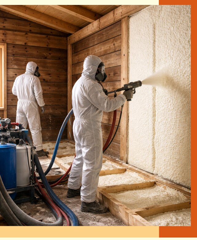 Утепление бани ппу в Чехове под ключ от 4270 руб./м2 | ТепломастерЧхв - напыление и монтаж ппу