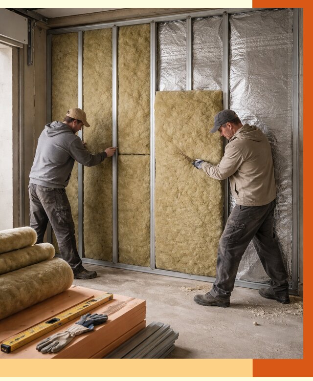 Утепление гаража изнутри в Чехове от 7625 руб/м2 — работы и цена | ТепломастерЧхв