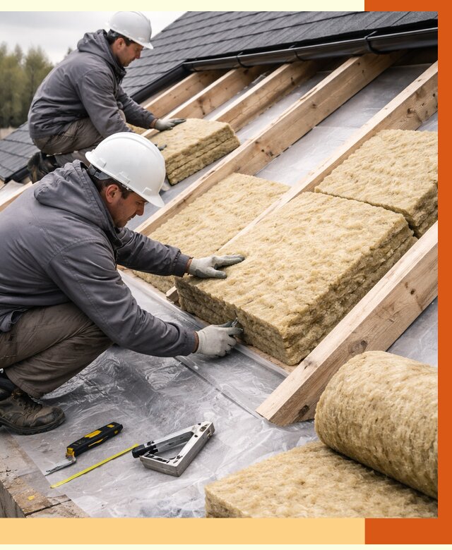 Утепление крыши в Чехове от 1881 руб./м2 — комплексное утепление кровли | ТепломастерЧхв