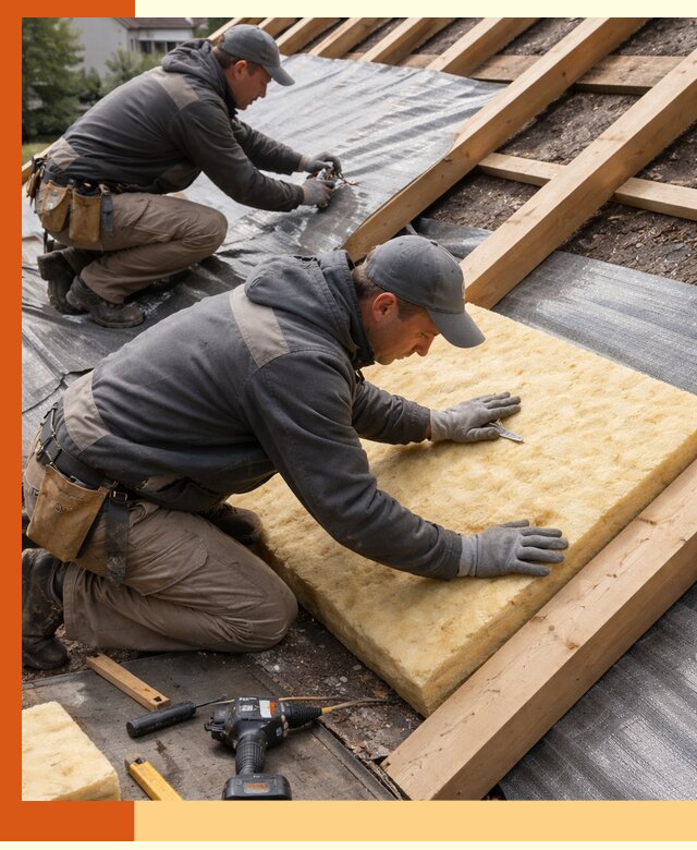 Профессиональное утепление крыши в Чехове качественно и надежно