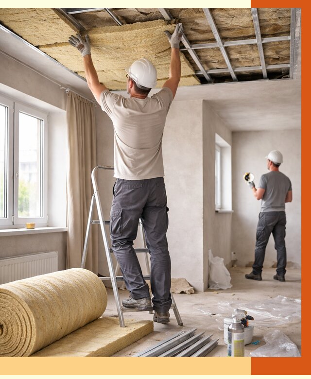 Утепление потолка в частном доме в Чехове от 966 руб./м² — работы под ключ | ТепломастерЧхв