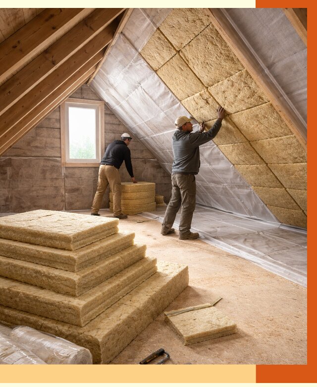 Утепление мансарды в Чехове от 2542 руб/м2 — комплексно и под ключ | ТепломастерЧхв