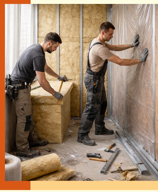 Профессиональное утепление лоджии в Чехове эффективно и надежно