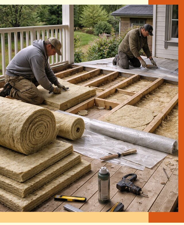 Утепление террасы в Чехове от 4270 руб./м2 — утеплить террасу под ключ | ТепломастерЧхв