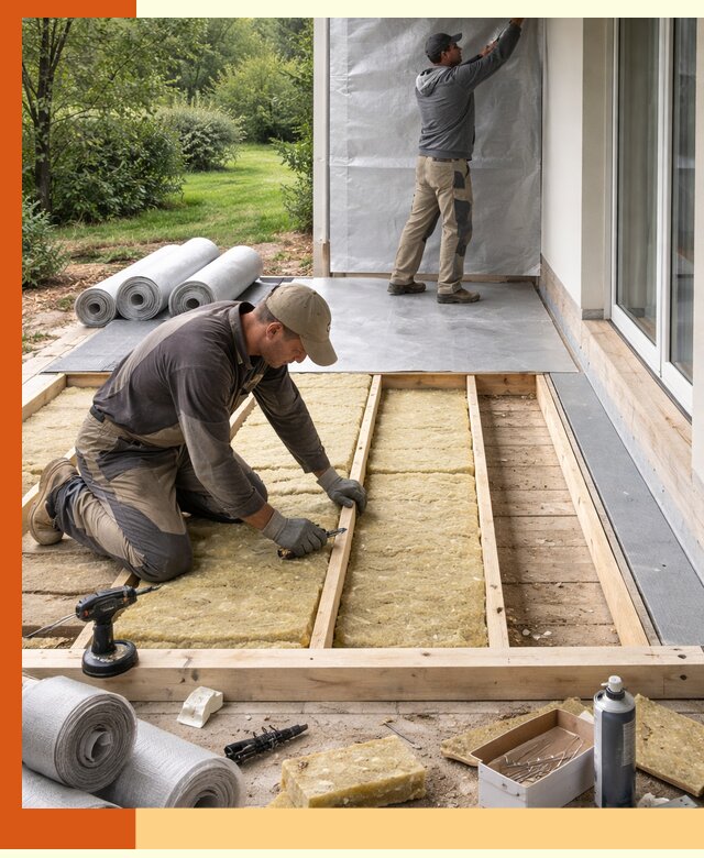 Утепление террасы в Чехове — тепло и защита круглогодично