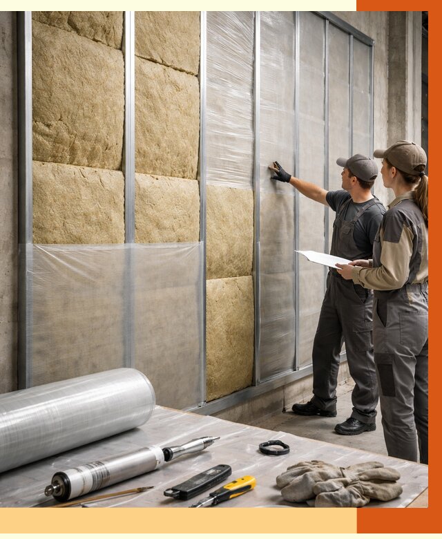 Утепление склада химсырья в Чехове от 4575 руб. под ключ | ТепломастерЧхв