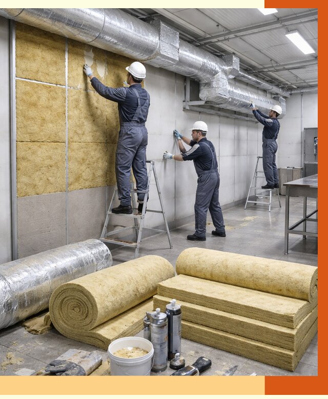 Утепление пищевого цеха в Чехове от 12709 руб./м² — комплексно под ключ | ТепломастерЧхв