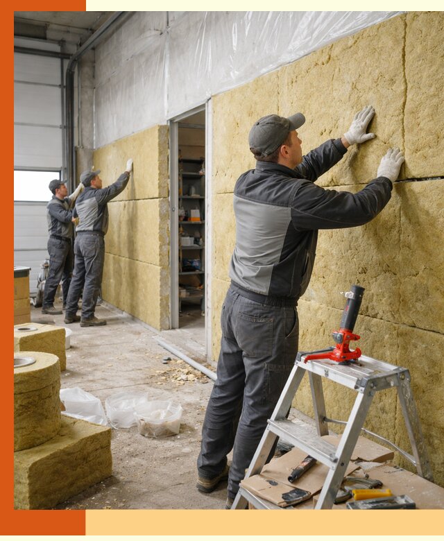 Утепление автосервиса и мастерских в Чехове качественно и надёжно