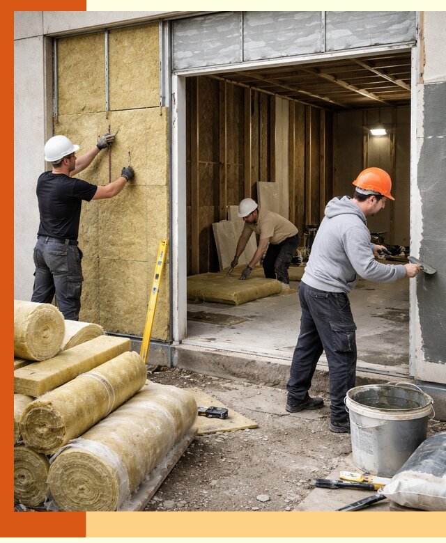 Утепление торгового павильона в Чехове — качественно и энергоэффективно