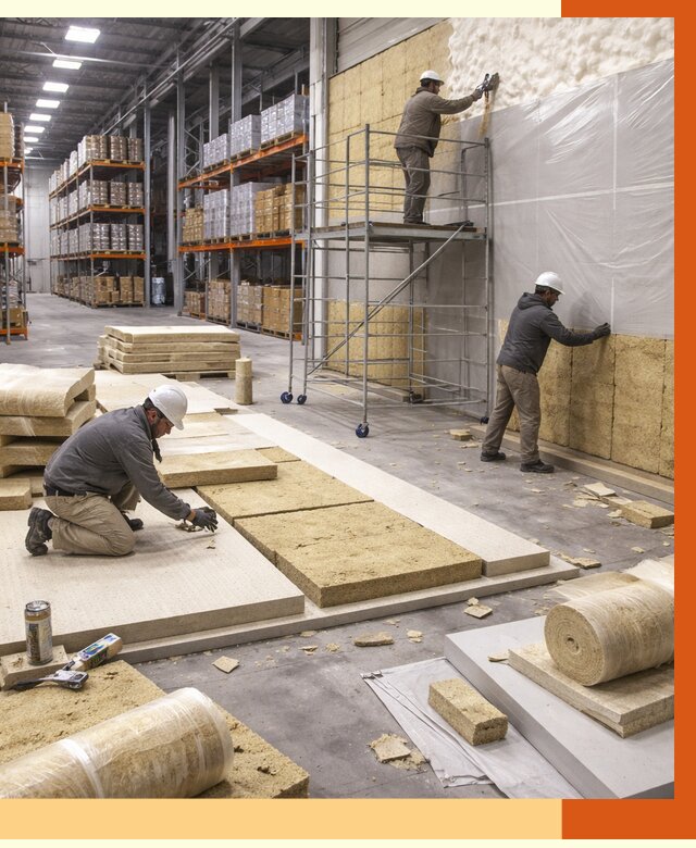 Утепление складского терминала в Чехове от 7625 руб./м² под ключ | ТепломастерЧхв