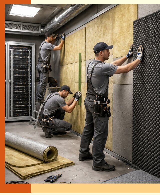 Утепление серверной комнаты профессионально в Чехове