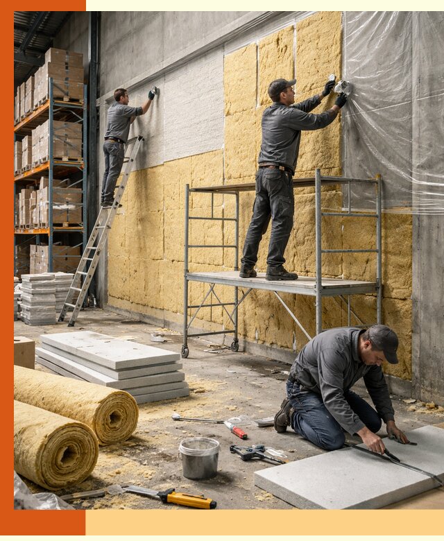 Утепление холодного склада под ключ в Чехове