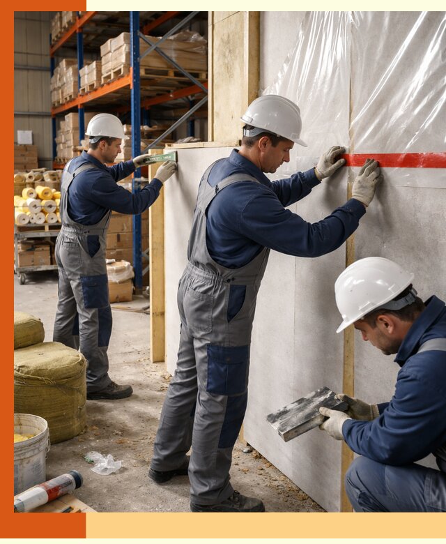 Утепление теплого склада под ключ в Чехове