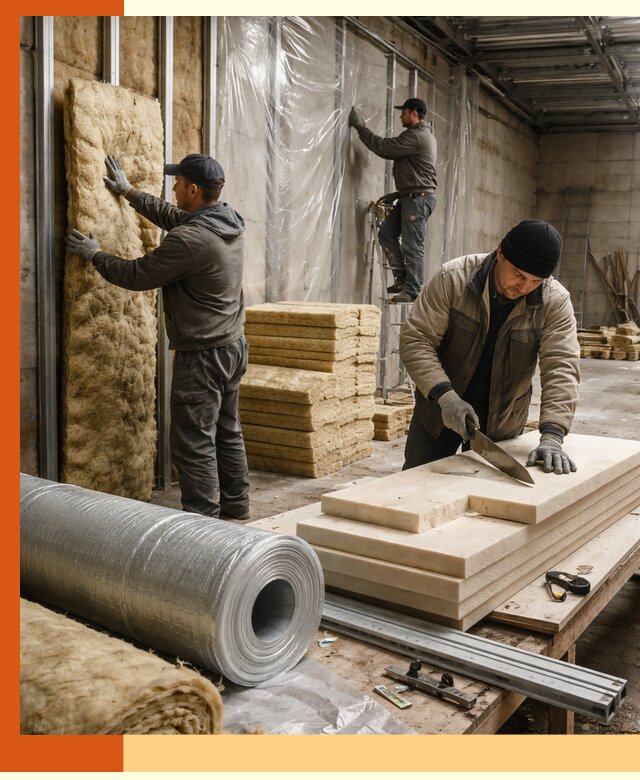 Утепление торгового склада в Чехове с энергоэффективными решениями