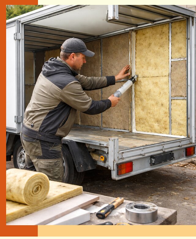 Профессиональное утепление прицепа в Чехове для любых условий