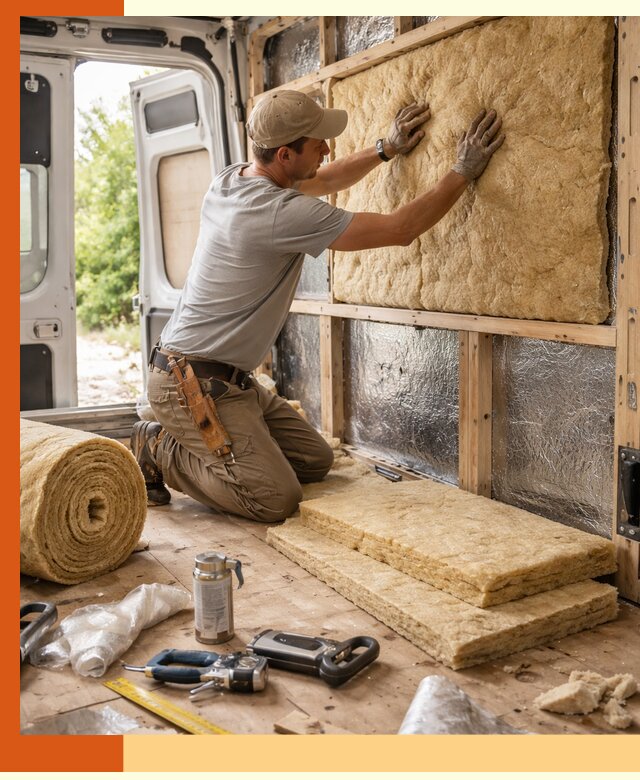 Утепление кемпера под ключ в Чехове с гарантией качества