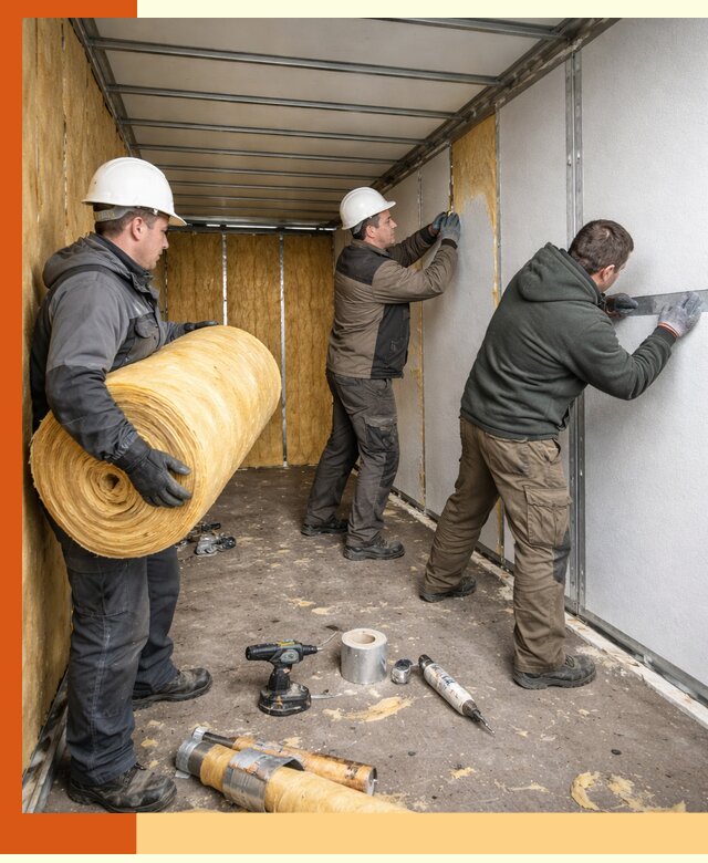 Утепление рефрижераторного контейнера в Чехове профессионально и надежно
