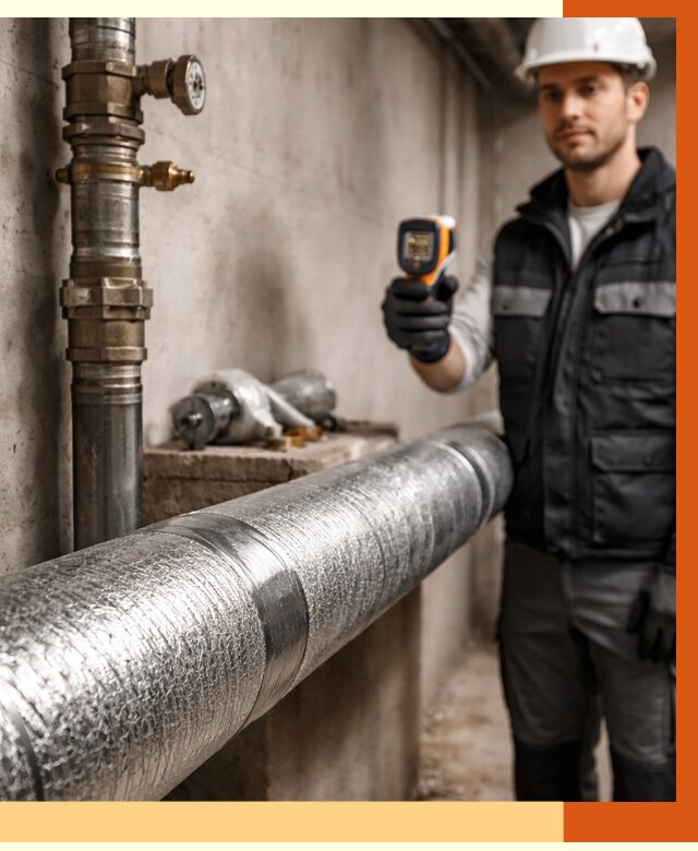 Утепление труб водоснабжения в Чехове от 8642 руб. за м² — услуги ТепломастерЧхв