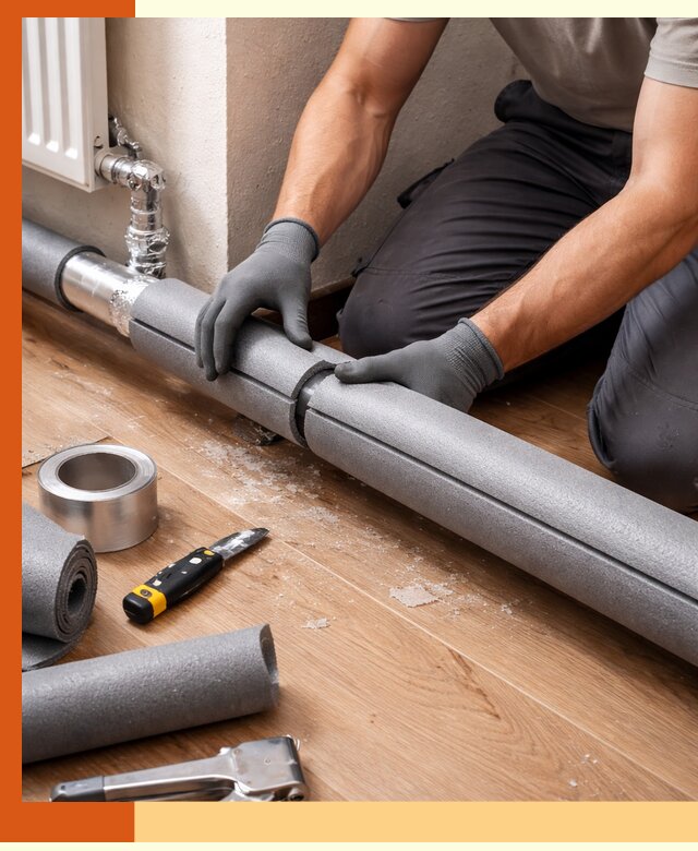 Утепление труб отопления в Чехове: теплоизоляция и защита сети