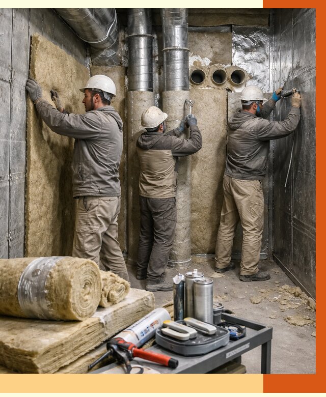 Утепление венткамеры в Чехове под ключ от 1474 руб. — профессионально | ТепломастерЧхв