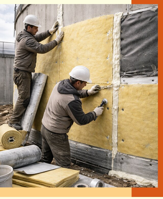 Утепление резервуара в Чехове от 27959 руб/м2 — монтаж ППУ и комплекс под ключ | ТепломастерЧхв