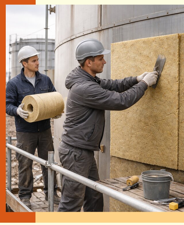 Профессиональное утепление резервуара и теплоизоляция в Чехове