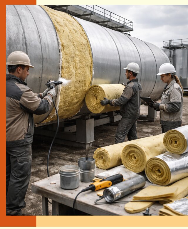 Утепление цистерны в Чехове — утеплители и монтаж под ключ