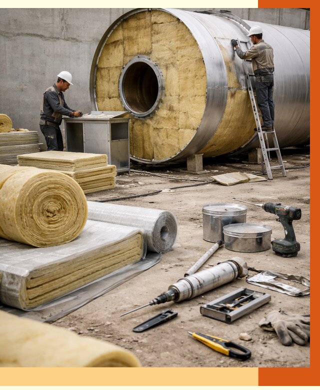 Утепление резервуара с топливом в Чехове от 27959 руб. под ключ | ТепломастерЧхв