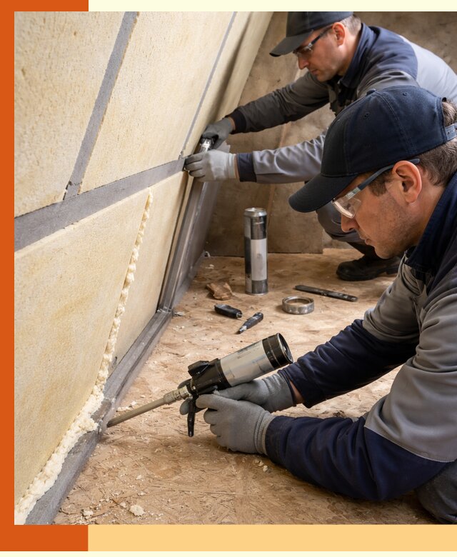 Герметизация стыков ППУ в Чехове — надежное уплотнение швов