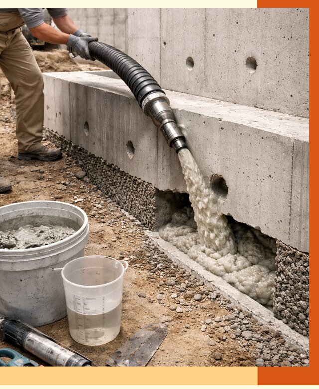 Заполнение полостей фундамента в Чехове от 6914 руб. под ключ | ТепломастерЧхв