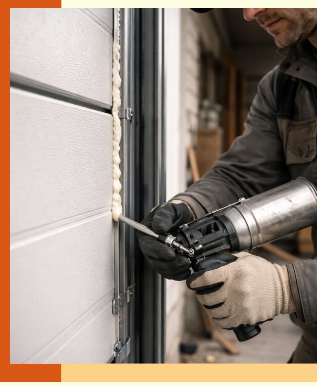 Заполнение пустот ворот в Чехове профессионально и герметично