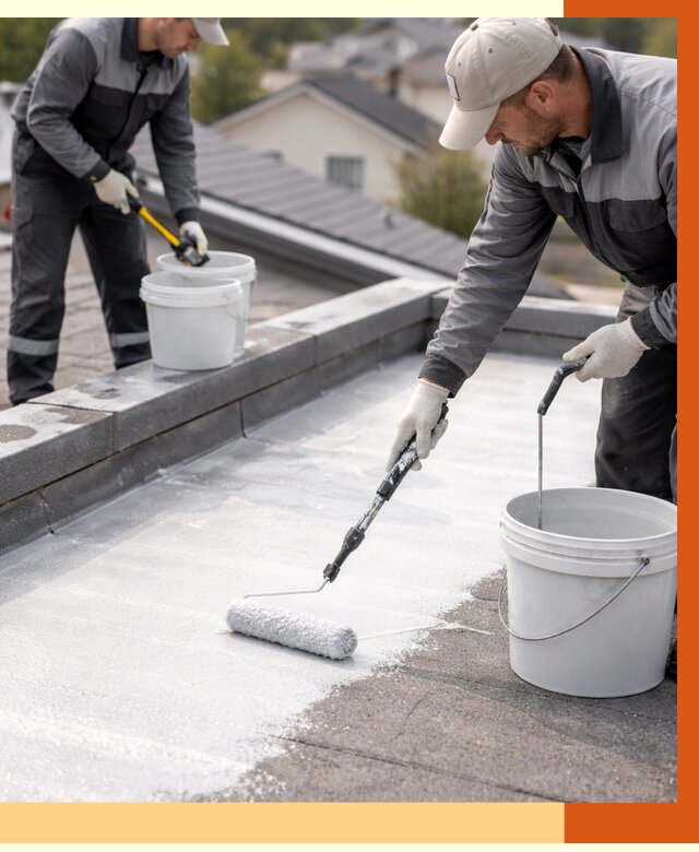 Утепление кровли жидкой теплоизоляцией в Чехове от 2186 руб./м2 | ТепломастерЧхв