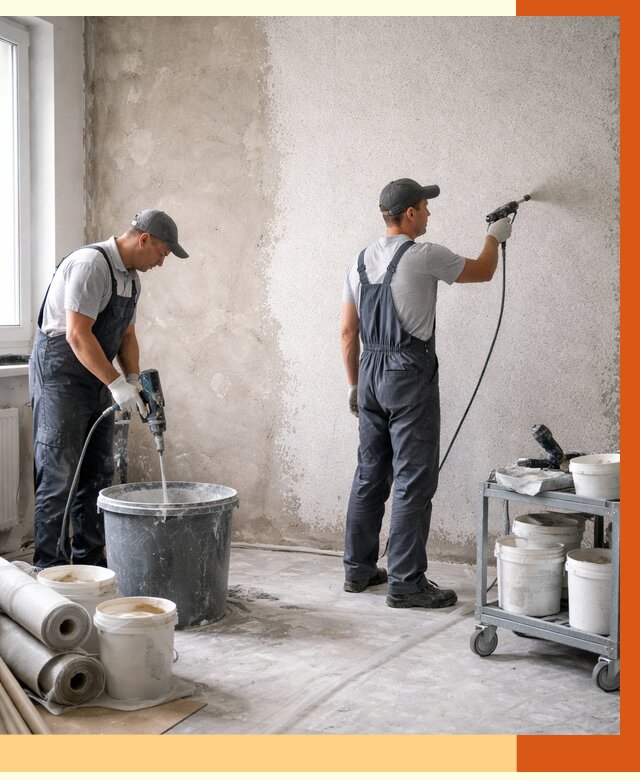 Утепление стен жидкой теплоизоляцией в Чехове от 4270 руб/м² | ТепломастерЧхв