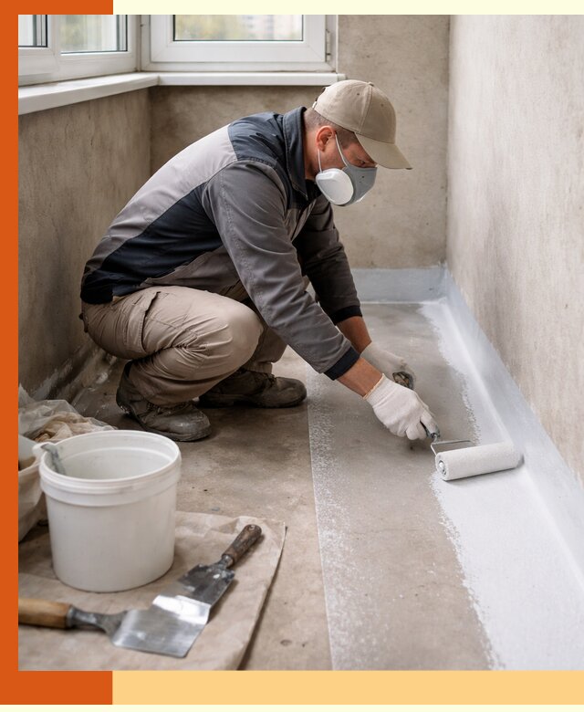 Утепление балкона жидкой теплоизоляцией в Чехове