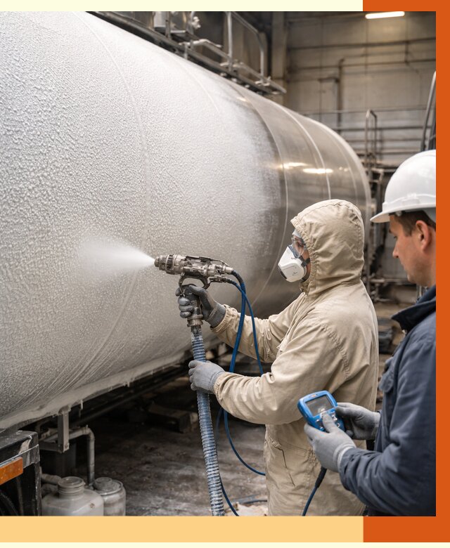 Утепление автоцистерны жидкой теплоизоляцией в Чехове от 14742 руб. под ключ | ТепломастерЧхв