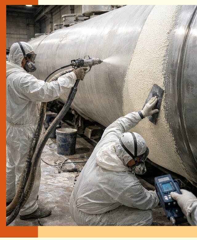 Утепление автоцистерн жидкой теплоизоляцией в Чехове