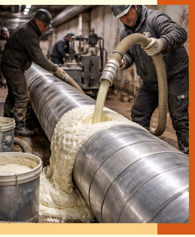 Утепление теплотрассы жидкой теплоизоляцией в Чехове от 4270 руб. | ТепломастерЧхв