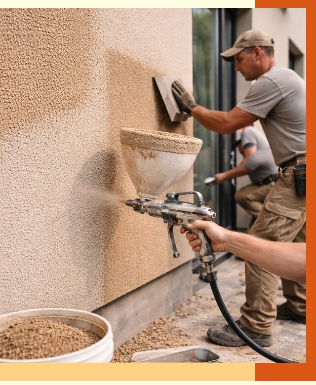 Утепление фасада жидкой пробкой в Чехове от 4880 руб./м² под ключ | ТепломастерЧхв