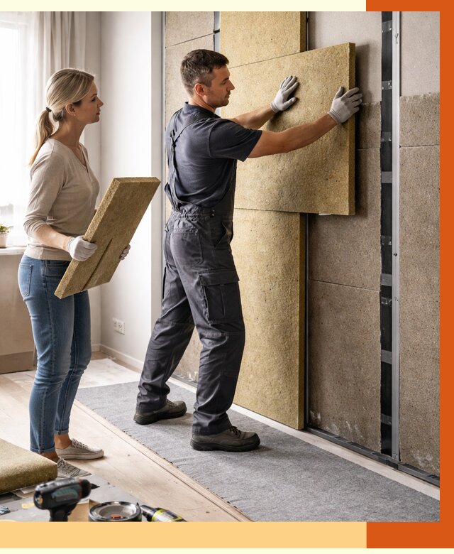 Профессиональная шумоизоляция квартиры в Чехове от 7625 руб. за м2 | ТепломастерЧхв