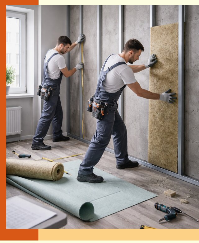 Шумоизоляция квартиры под ключ в Чехове — профессионально и гарантированно