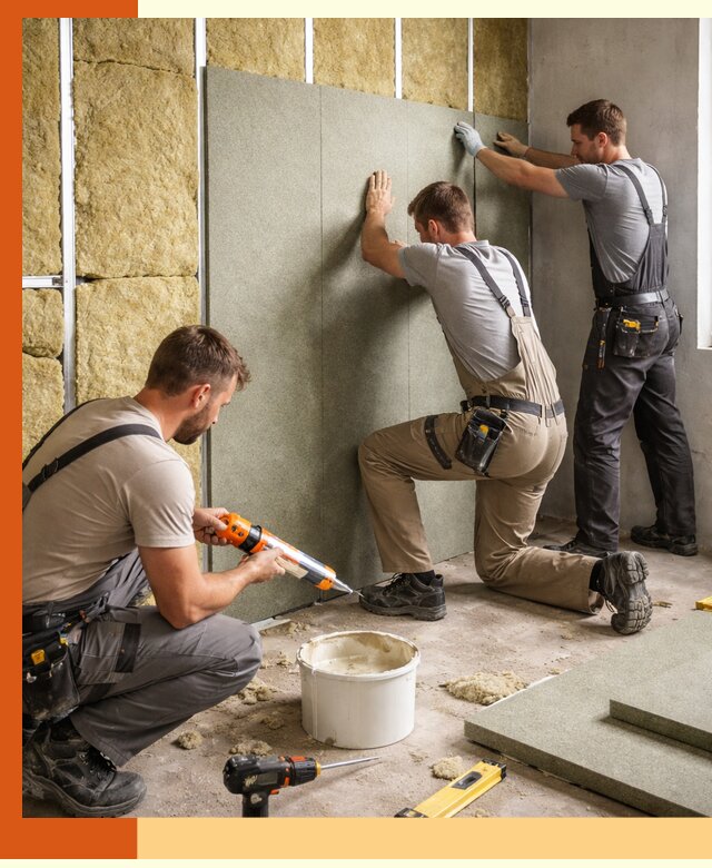 Профессиональная шумоизоляция стен в Чехове для квартир и домов