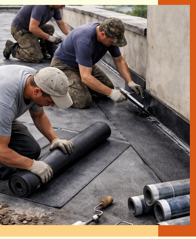 Гидроизоляция кровли в Чехове от 4575 руб. — профессиональная гидроизоляция крыши | ТепломастерЧхв